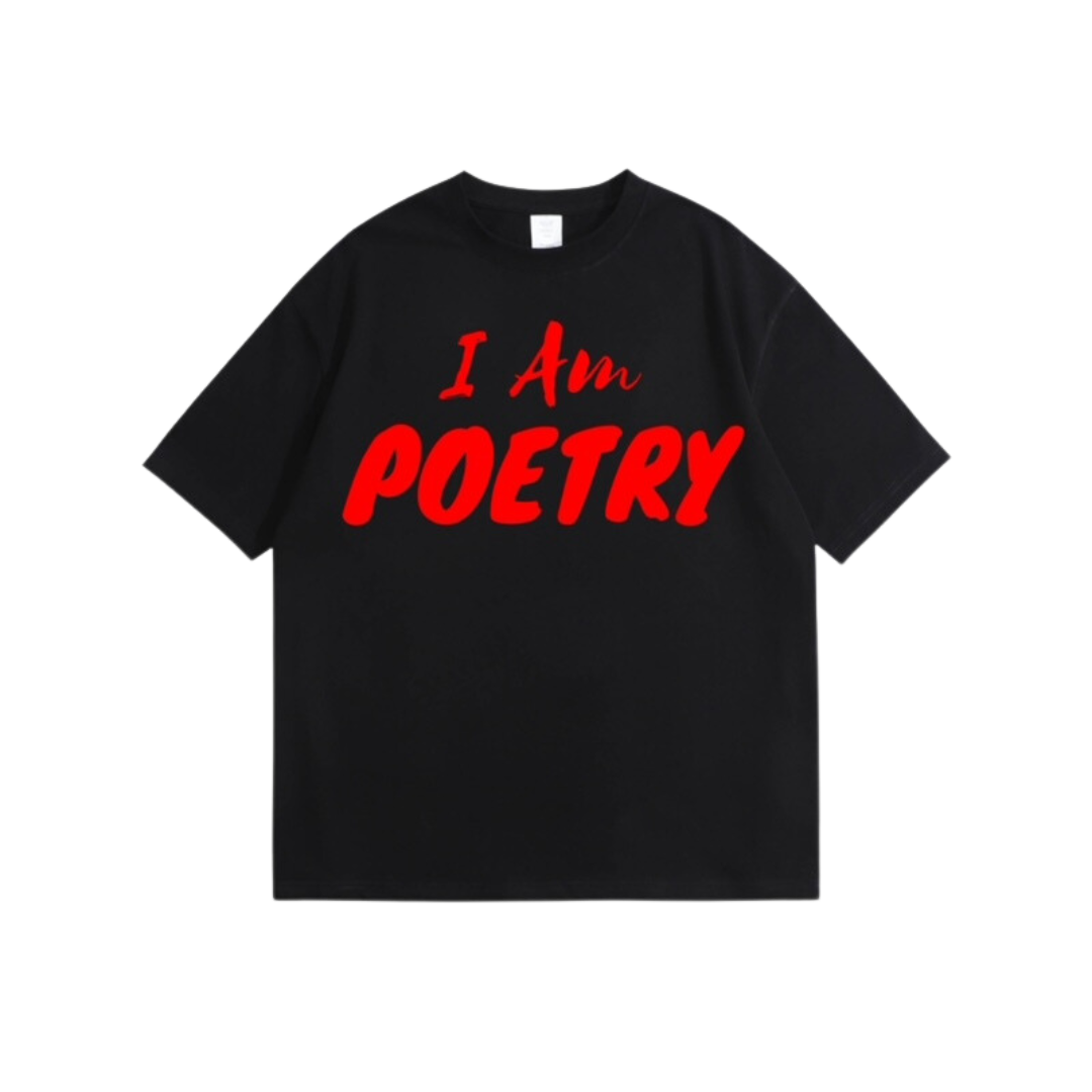 “I Am Poetry” Embroidered Tees