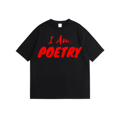 “I Am Poetry” Embroidered Tees