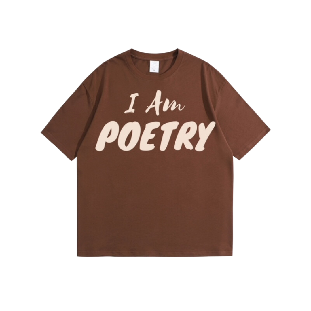 “I Am Poetry” Embroidered Tees