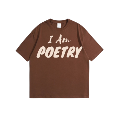 “I Am Poetry” Embroidered Tees