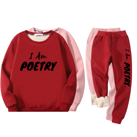 CLEARANCE SALE of "I Am Poetry" Sweatsuit (Only 2 Left!)