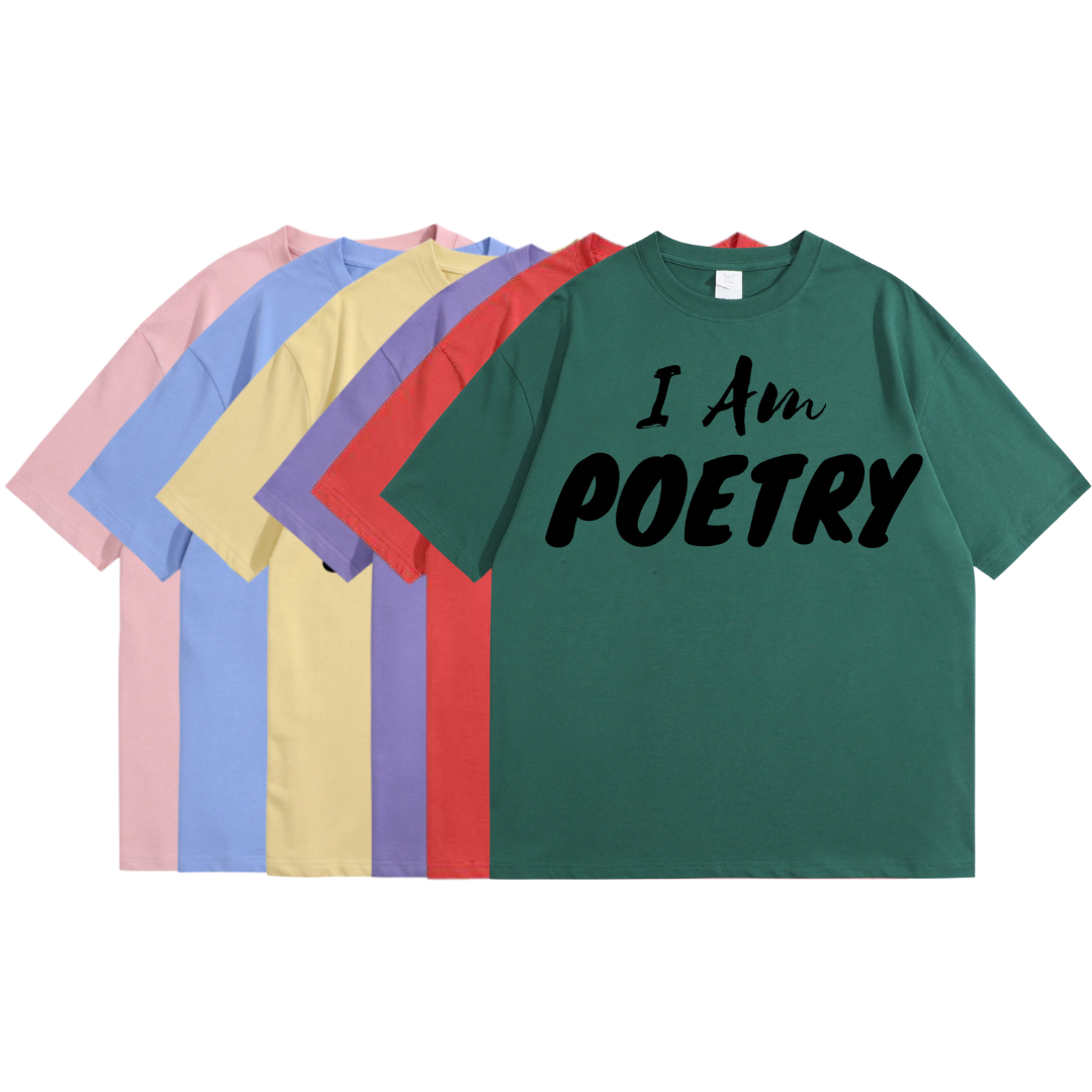 “I Am Poetry” Embroidered Tees