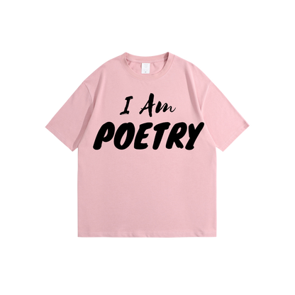 “I Am Poetry” Embroidered Tees