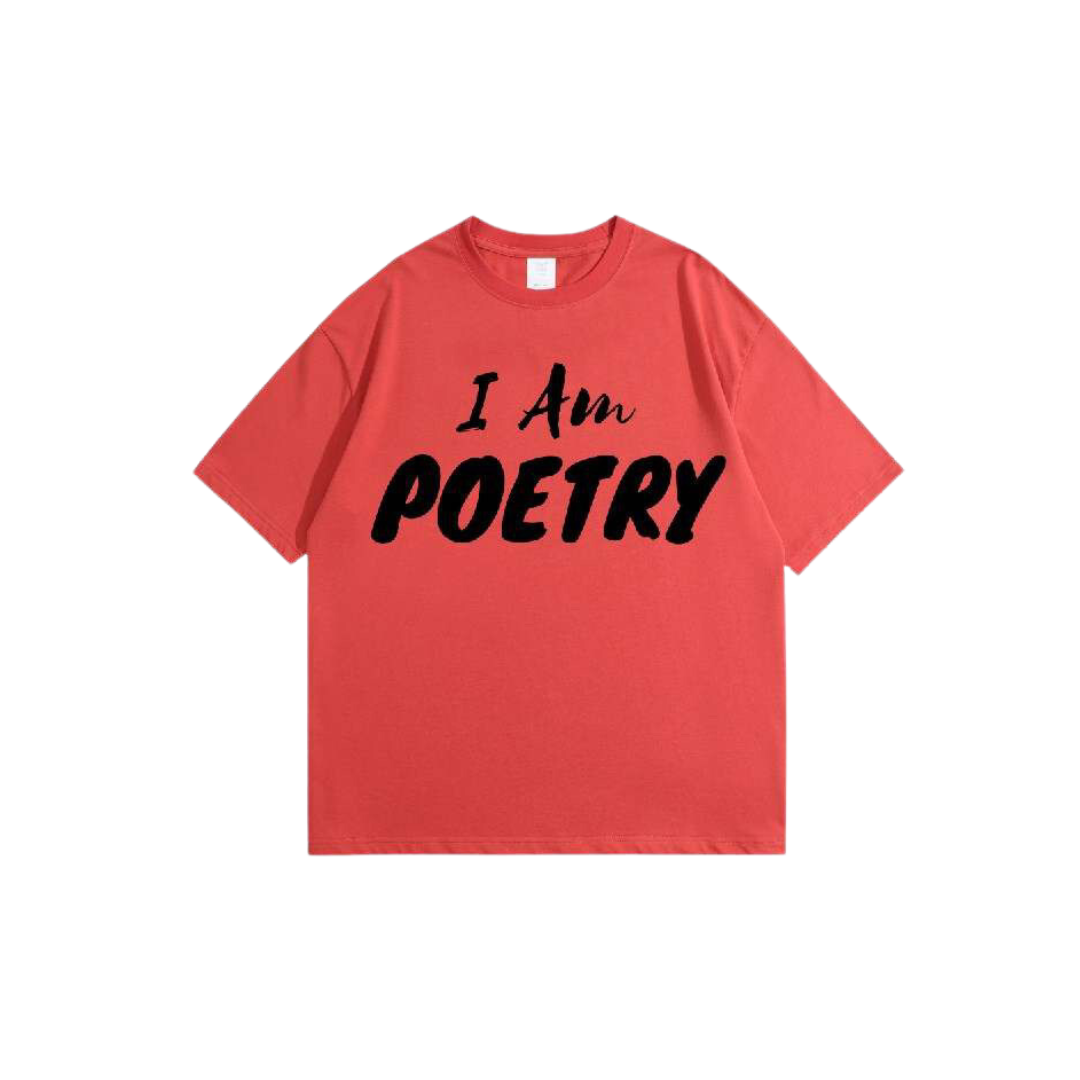 “I Am Poetry” Embroidered Tees