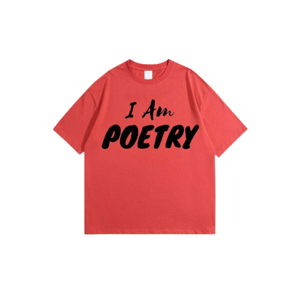 “I Am Poetry” Embroidered Tees