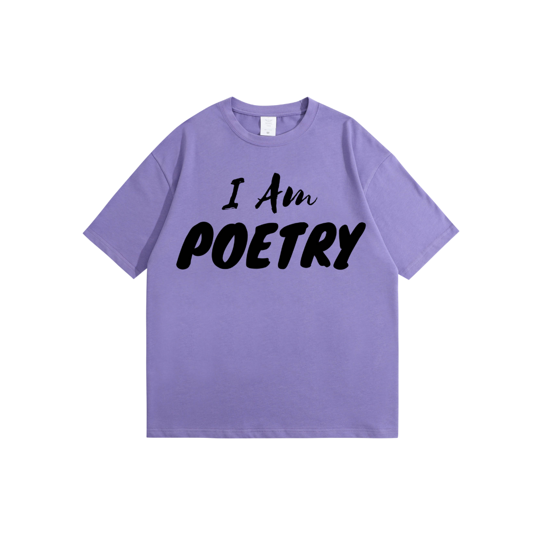 “I Am Poetry” Embroidered Tees