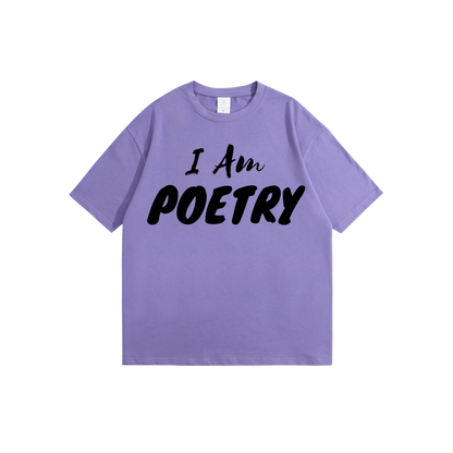 “I Am Poetry” Embroidered Tees