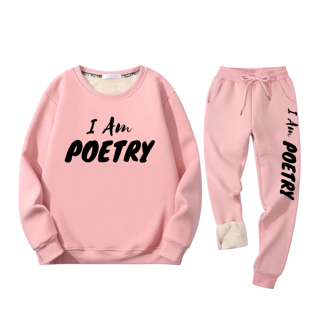 CLEARANCE SALE of "I Am Poetry" Sweatsuit (Only 2 Left!)