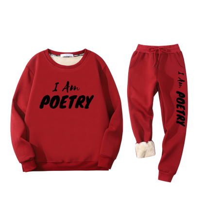 CLEARANCE SALE of "I Am Poetry" Sweatsuit (Only 2 Left!)